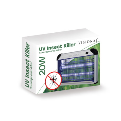 Insektu iznīcināšanas lampa, 20W, līdz 40 m2, 38x28x8cm